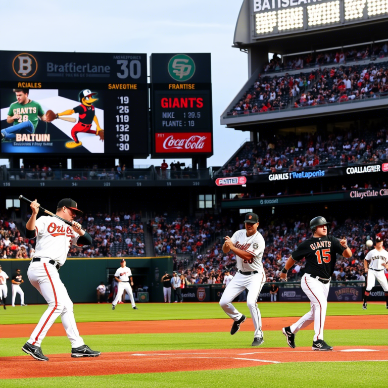 Baltimore Orioles vs San Francisco Giants match player stats